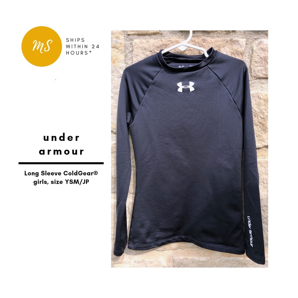 Under Armour ColdGear® Long Sleeve Shirt Black, SM